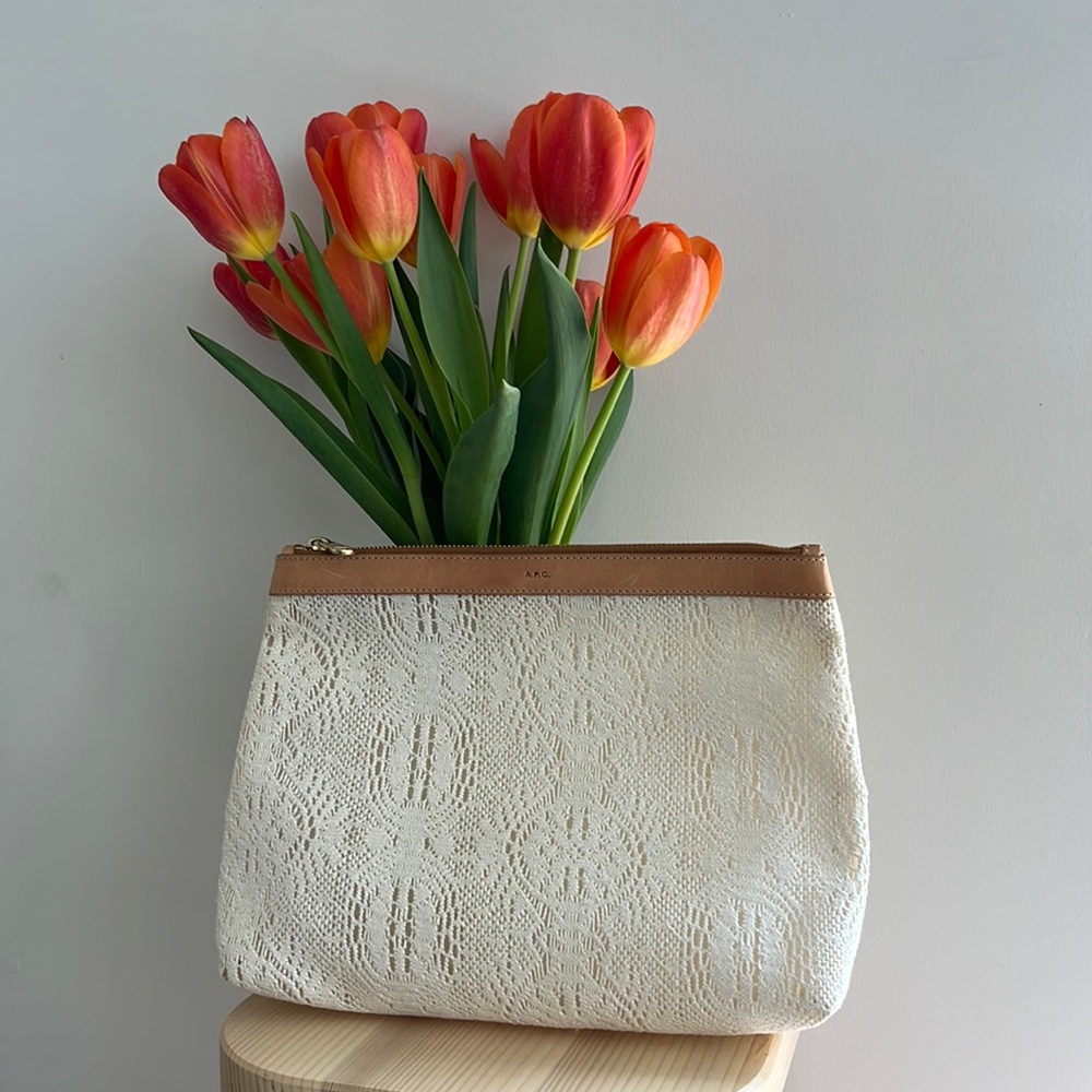 A.P.C. Lace Clutch Bag